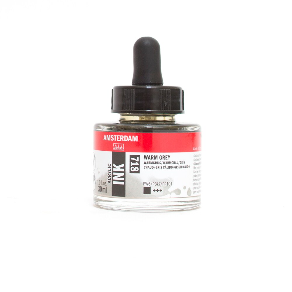 Amsterdam, Ink, Acrylic, Art & School, Acrylic, 30ml, 266260, Warm Grey